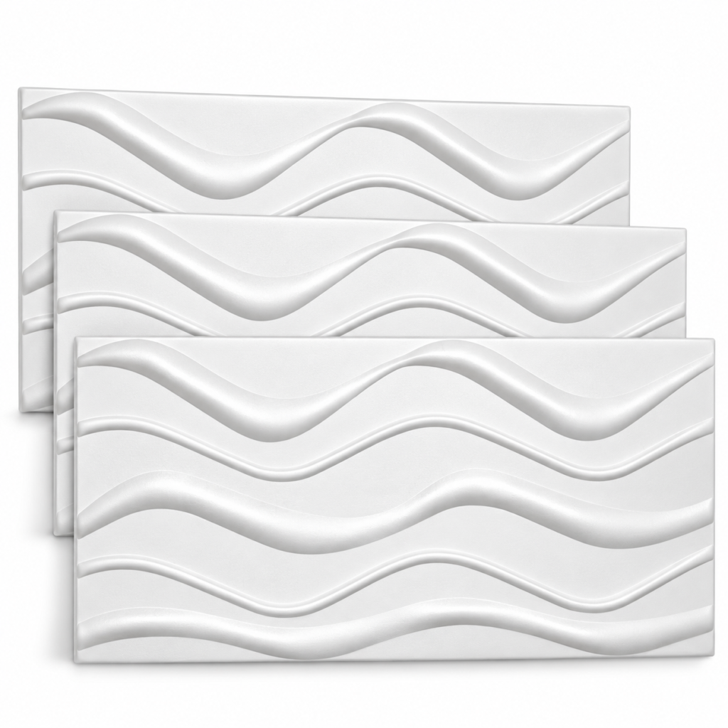 Weiße Big Wave! Deckenpaneele Wandpaneele Dekoren