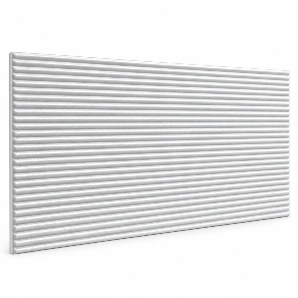 Strips White – Pannelli da soffitto e parete con imitazione di lamelle