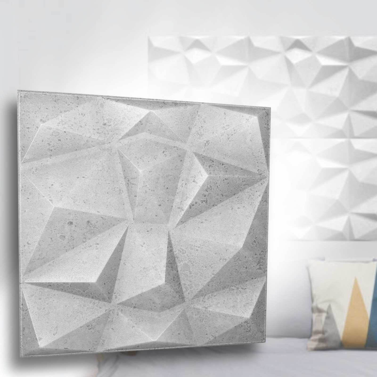 Imitation béton diamant ! (41) Panneaux de plafond, panneaux muraux, décors