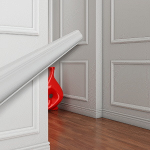 2 Meter lang – Dekorative Stuckleisten DP01