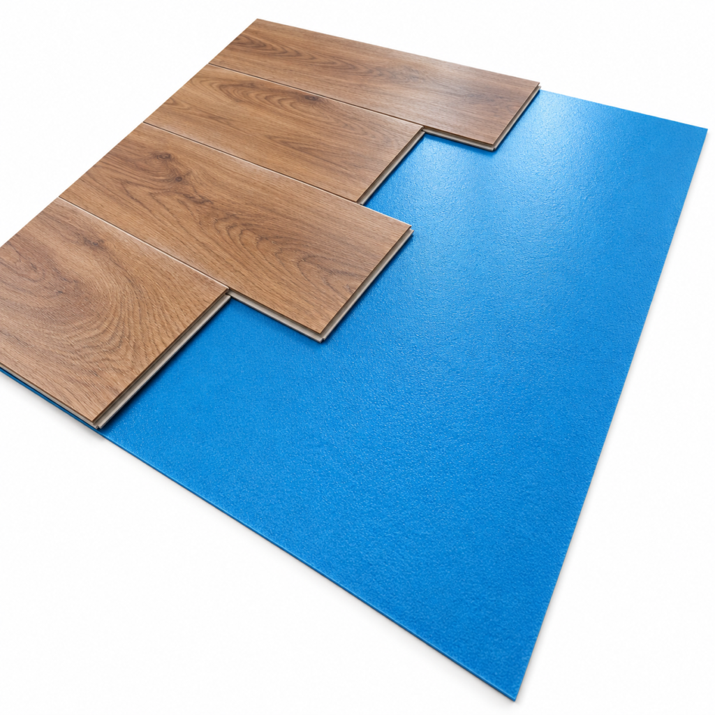 0,5m² XPS Vinylunterlage 1,5 mm für Klick-Vinyl und LVT – 100 × 50 cm – 1 Platte
