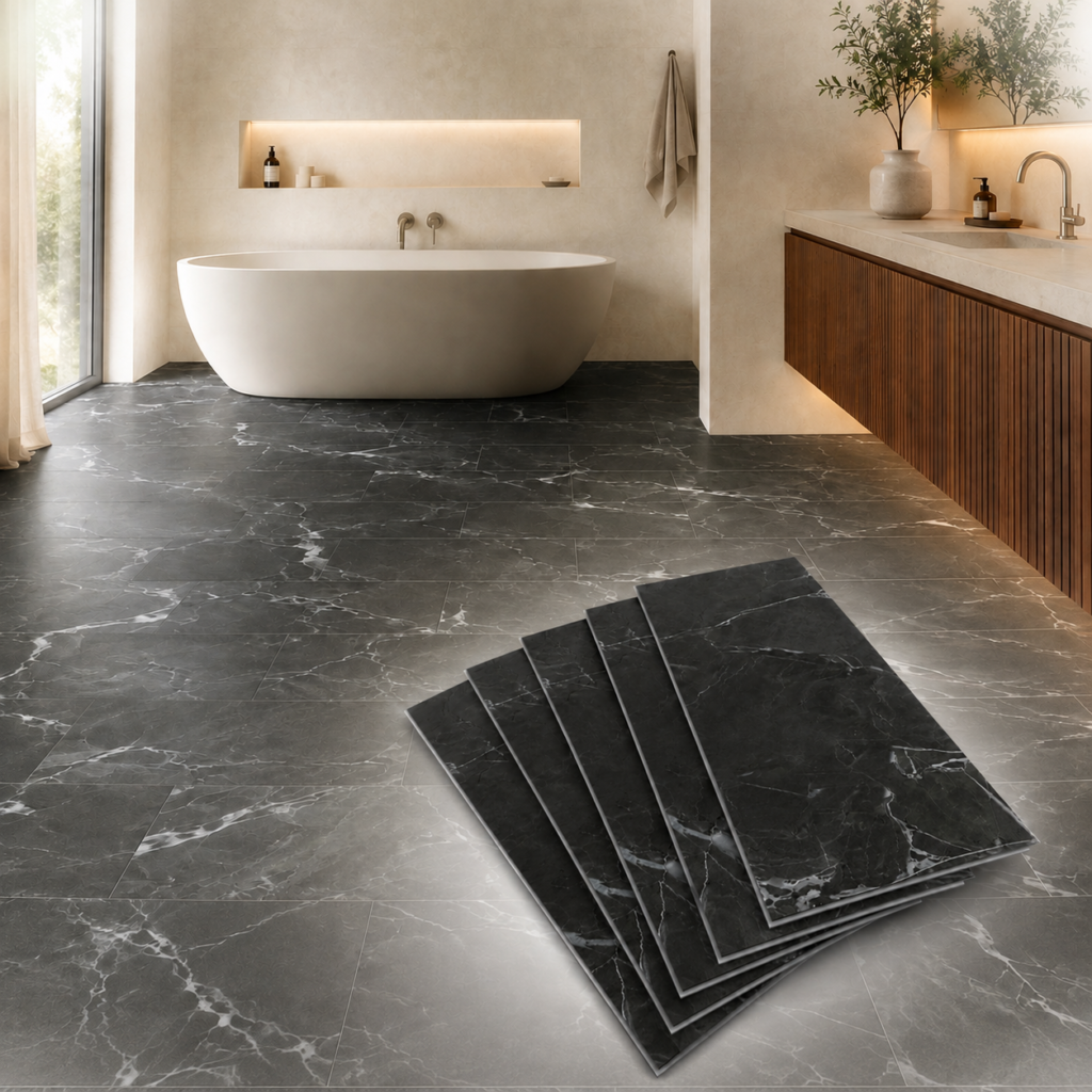 1,92 m² – 10 pieces of click vinyl floors 2142 ALMA MARMOR TILE