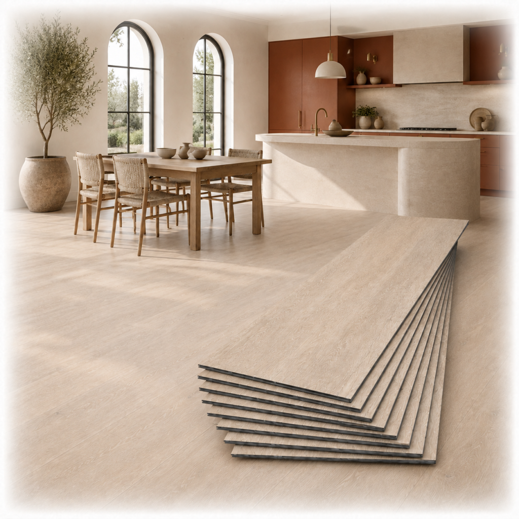 2,196 m² – 10 Piece of click vinyl flooring 2438 ZIESAR EICHE impact insulation
