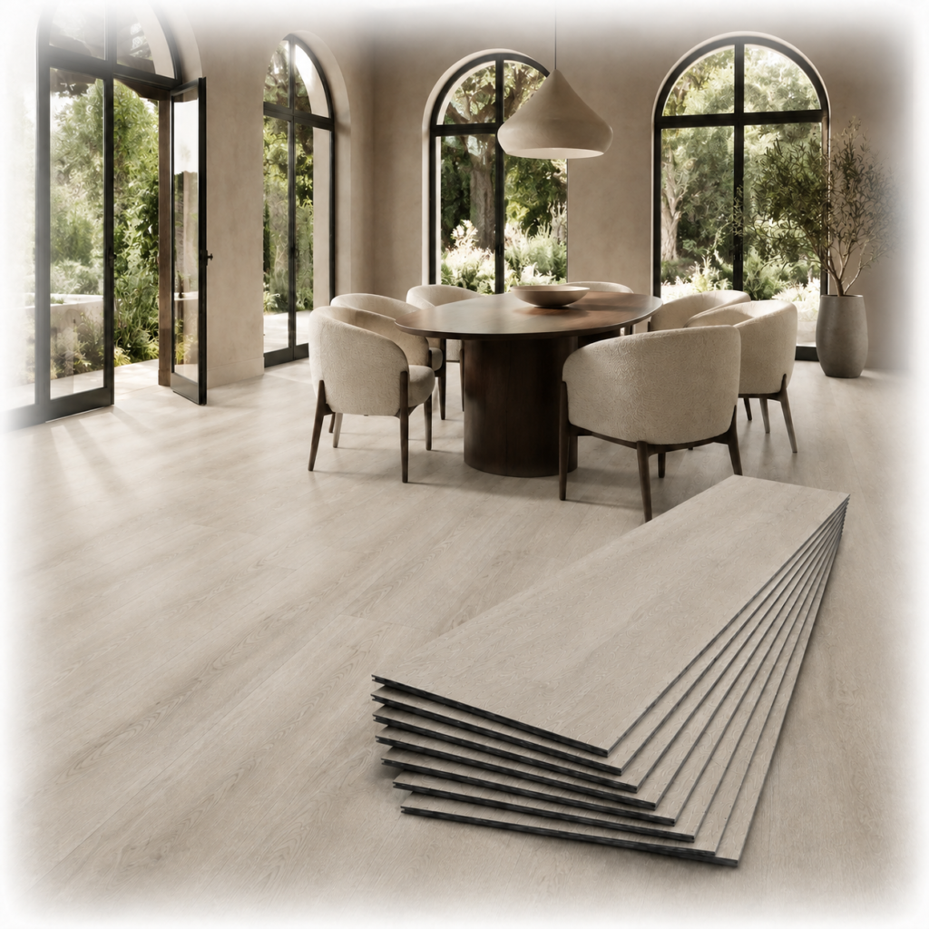 2,782 m² – 10 Piece of click vinyl flooring 2453 WILDAU EICHE  impact insulation