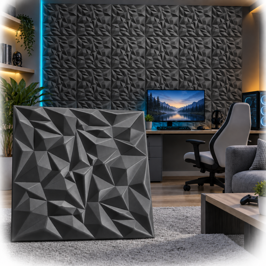 Mirror Schwarz! Deckenpaneele Wandpaneele Dekoren XPS Polystyrol