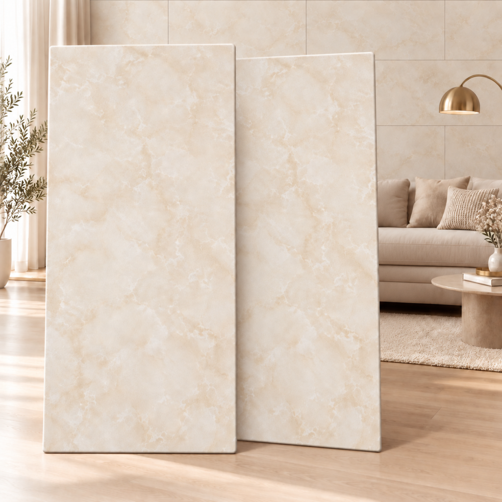 Beige concrete imitation marble plate! (XL 18) ceiling panels wall panels decors