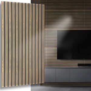 3D XL Slats Gold Lamellen Nachbildung Deckenpaneele Wandpaneele Dekoren