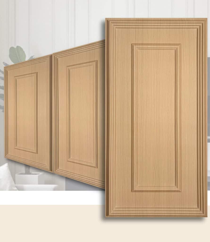 3D PVC Zierleistenoptik Paneelen Klassische Design 100x50cm TD-100 Oak Wooden