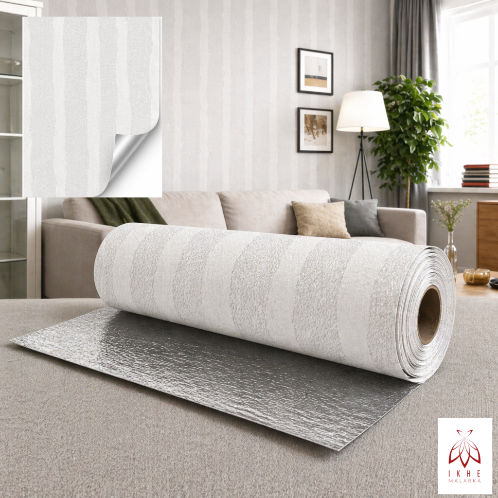 1,8 m² SXP Selbstklebende Flexible Stein-Wandverkleidung  – Weiße Spur WB-2001