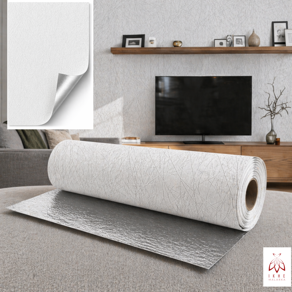 1.8 m² SXP Self-Adhesive Flexible Stone Wall Cladding – White Zig Zag WB-9001